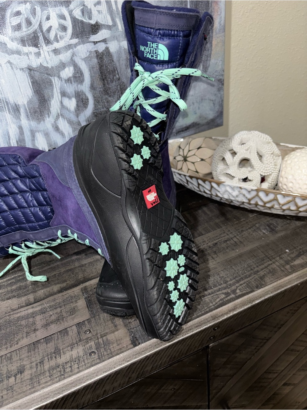 The North Face Thermoball Utility Boots WOMENS SZ 10.5 - Picture 6 of 15